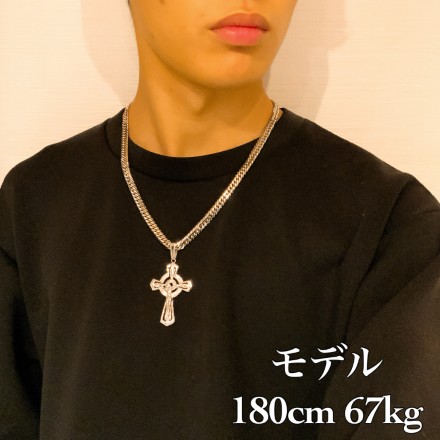 プラチナ900 ジーザス クロス ペンダント Lサイズ / Pt900 Jesus cross