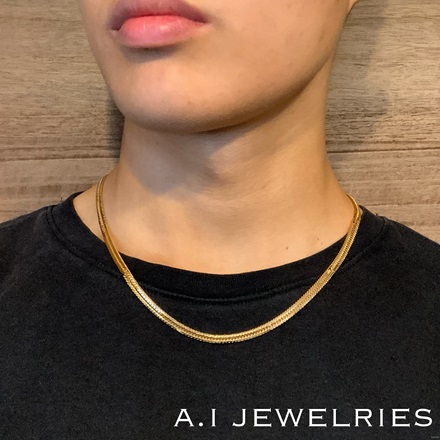 取り寄せ】ネックレス 喜平 12面 トリプル 18金 25g 50cm K18 necklace