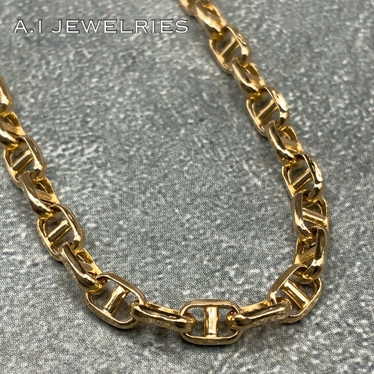 18金 アンカー ブレスレット Mサイズ 18センチ/K18 anchor bracelet