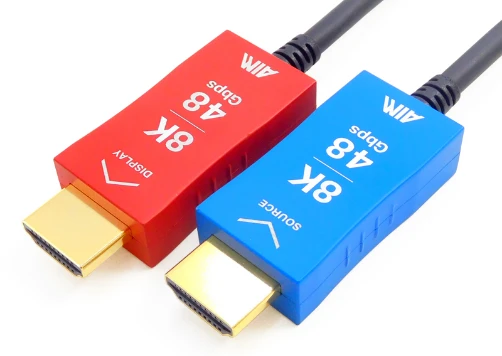 8K対応 HDMI光ケーブル AVC-8KLC｜製品情報｜エイム電子株式会社