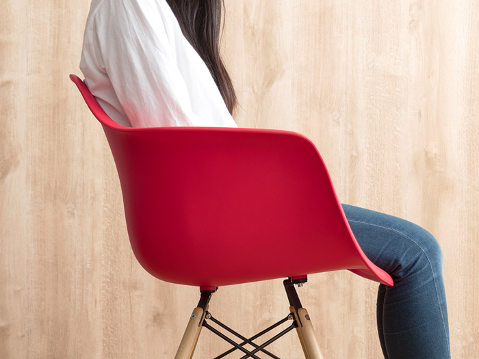 イームズチェア Eames DAW 【ウッド脚/完成品】 | 家具・インテリア