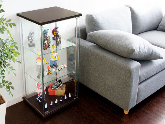 Alexis〔アレクシス〕3段背面ガラスタイプ通販 | 家具・インテリア通販