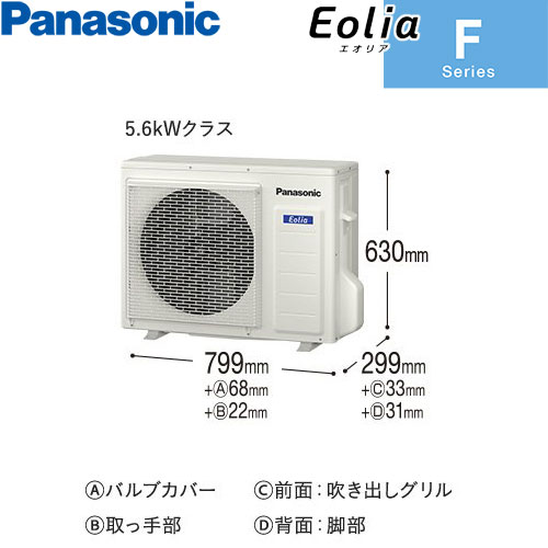 CS-564DFL2-W スタンダードモデル 主に18畳用 単相200V｜エアコン買う