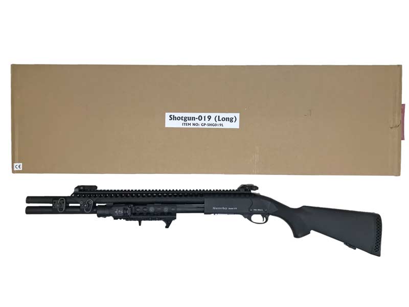 G&P] レミントン M870 Shotgun-019L BKカラー エアコッキングガン フル