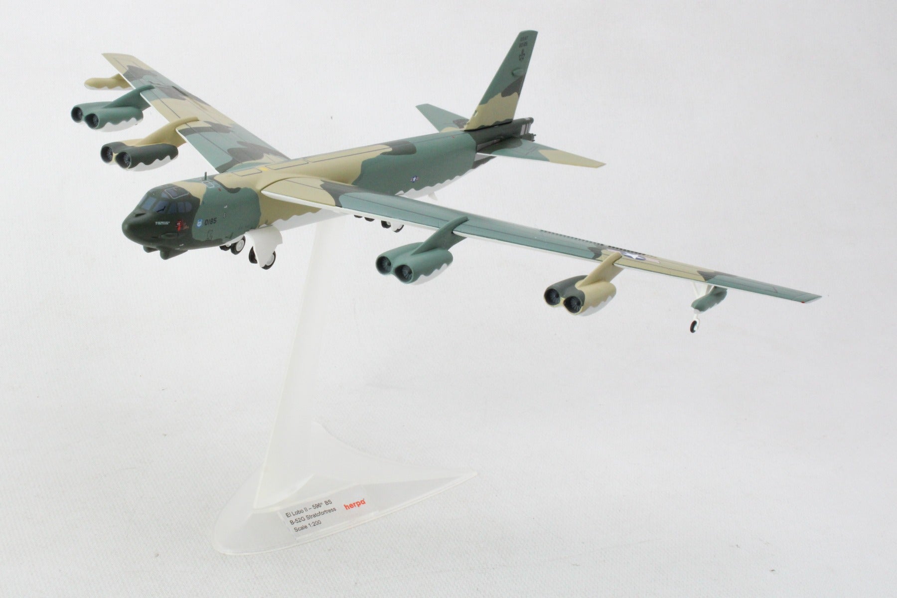 HERPA USAF B52G 1/200 596TH BS OPERATION SECRET SQUIRREL (**