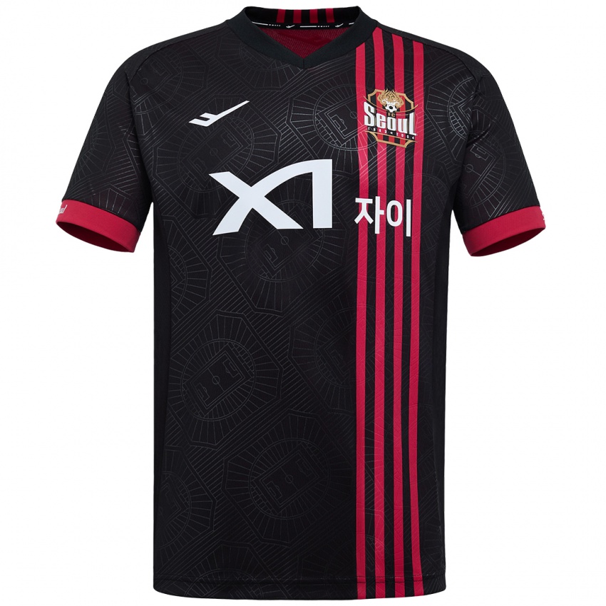 メンズジェシー・リンガード#10ブラック レッドホームシャツ2025/26