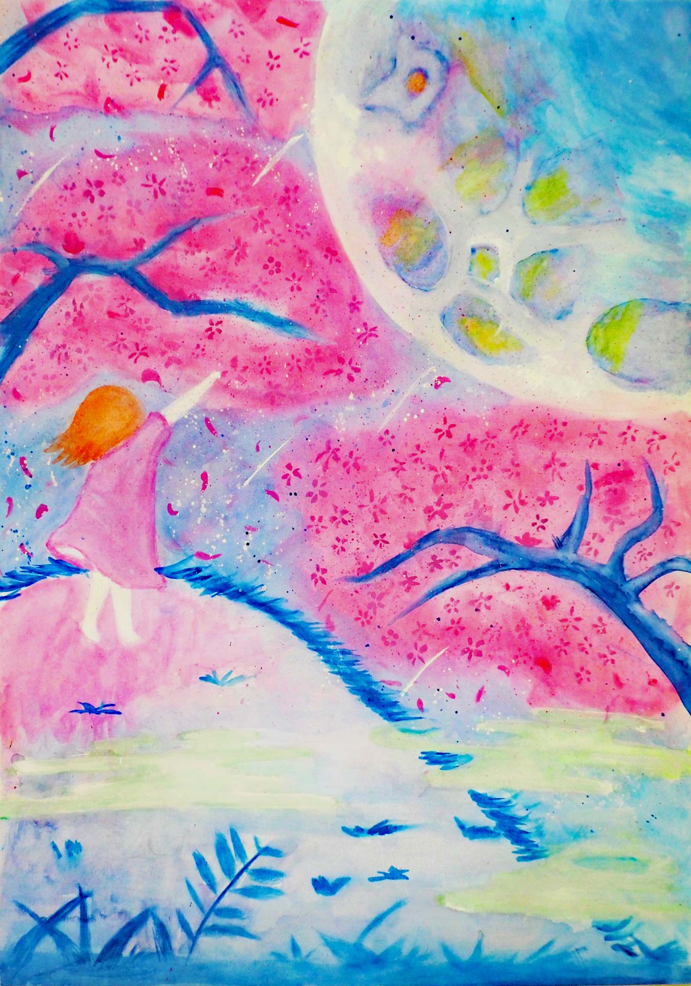 宇宙・私の夢」絵画展 (2025年) 小学6年生の作品 1 ぐんま天文台