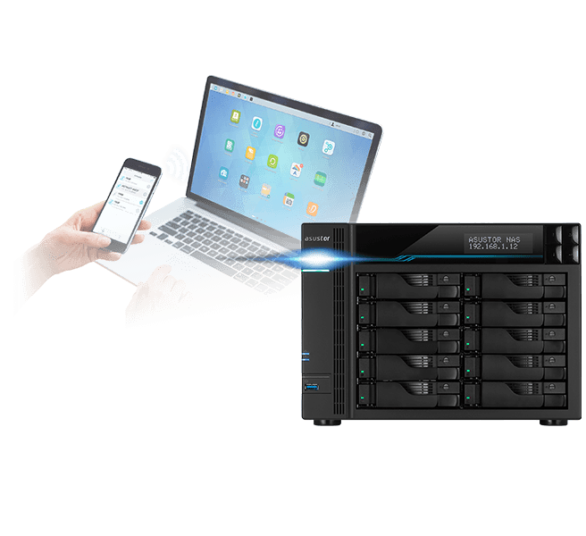 AS6510T | 法人向けNAS・データのセーフティボックス | ASUSTOR NAS