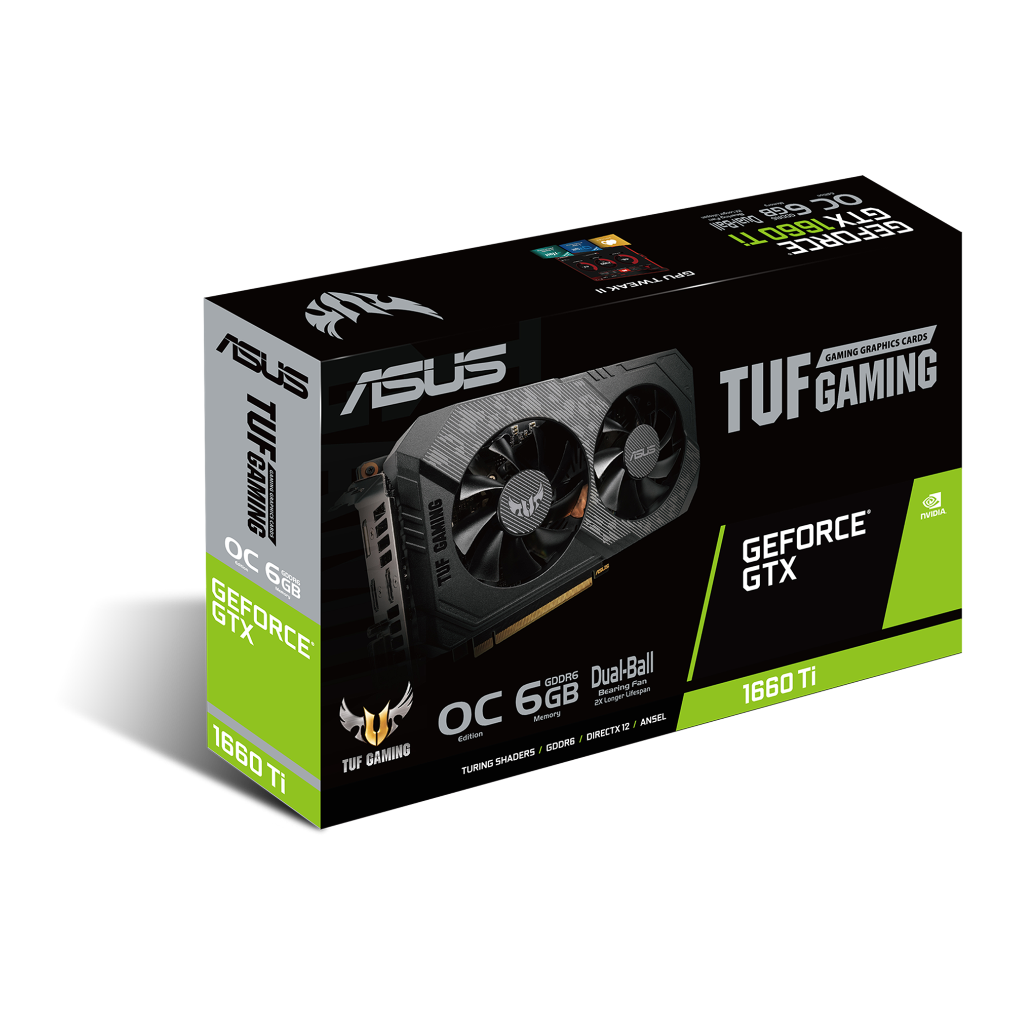 TUF-GTX1660TI-O6G-GAMING｜ビデオカード｜ASUS 日本