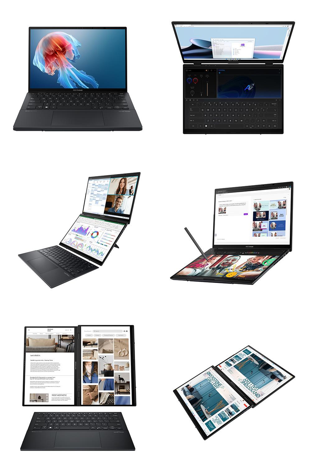 2つの14インチ有機ELディスプレイを搭載した「ASUS Zenbook Duo