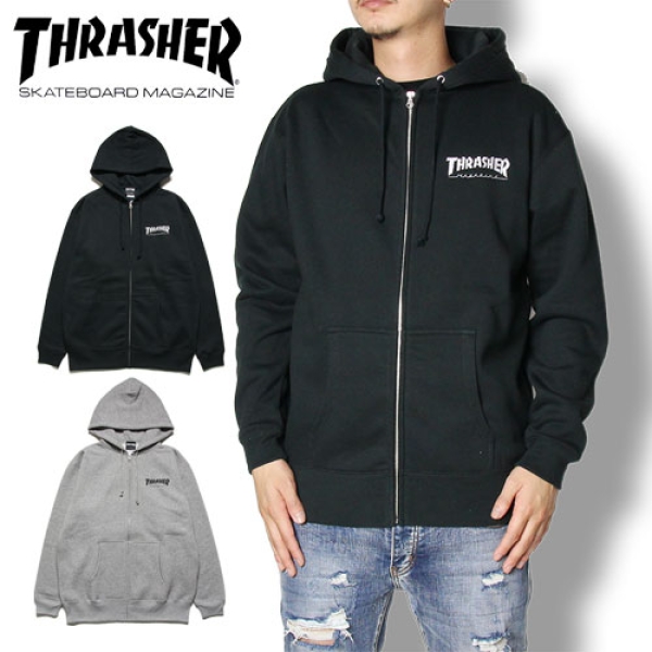 HOMETOWN ZIP HOOD SWEAT TH8602 ジップパーカー|THRASHER|ストリート