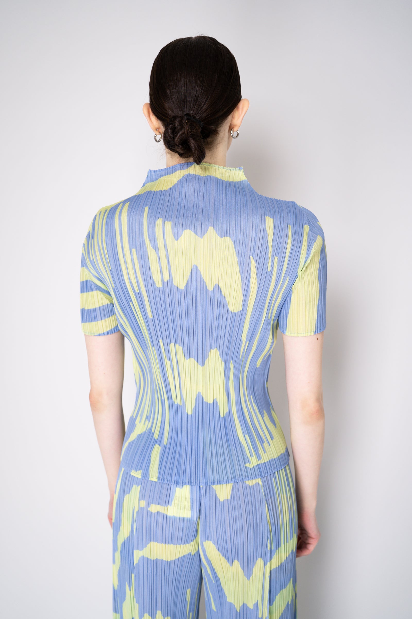 プリーツプリーズ 半袖シャツ REFRACTION Pleats Please Issey Miyake