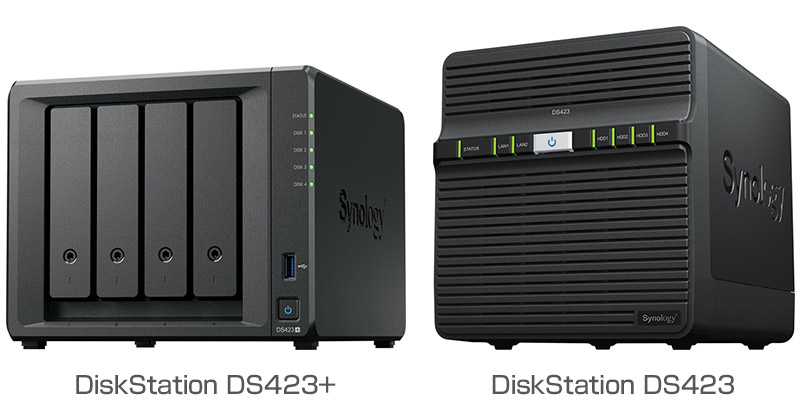Synology社製、ビジネス向けの4ベイNASキット「DiskStation DS423+