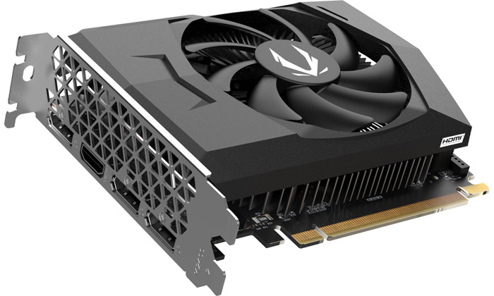 省スペースかつ4画面出力に対応したGeForce RTX 3050搭載グラフィック