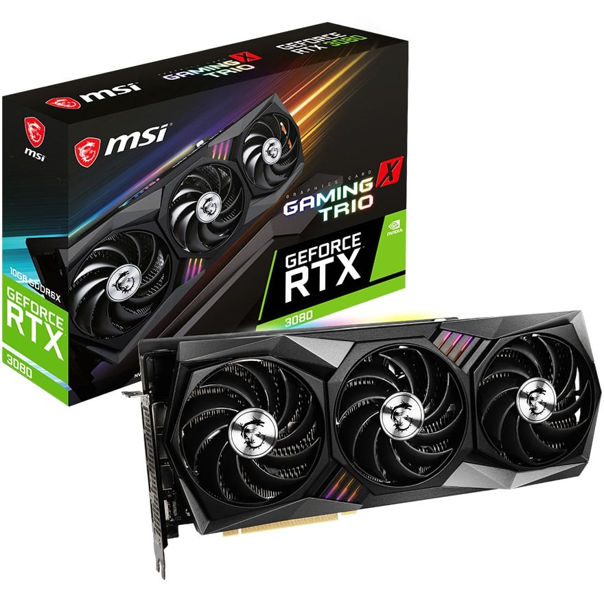 GeForce RTX 3080 GAMING X TRIO 10G | MSI グラフィックボード