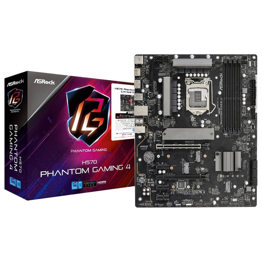 H570 Phantom Gaming 4 Limited Edition | ASRock マザーボード Intel