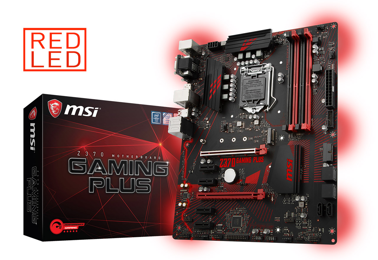 Z370 GAMING PLUS | MSI マザーボード Intel Z370チップセット | 株式