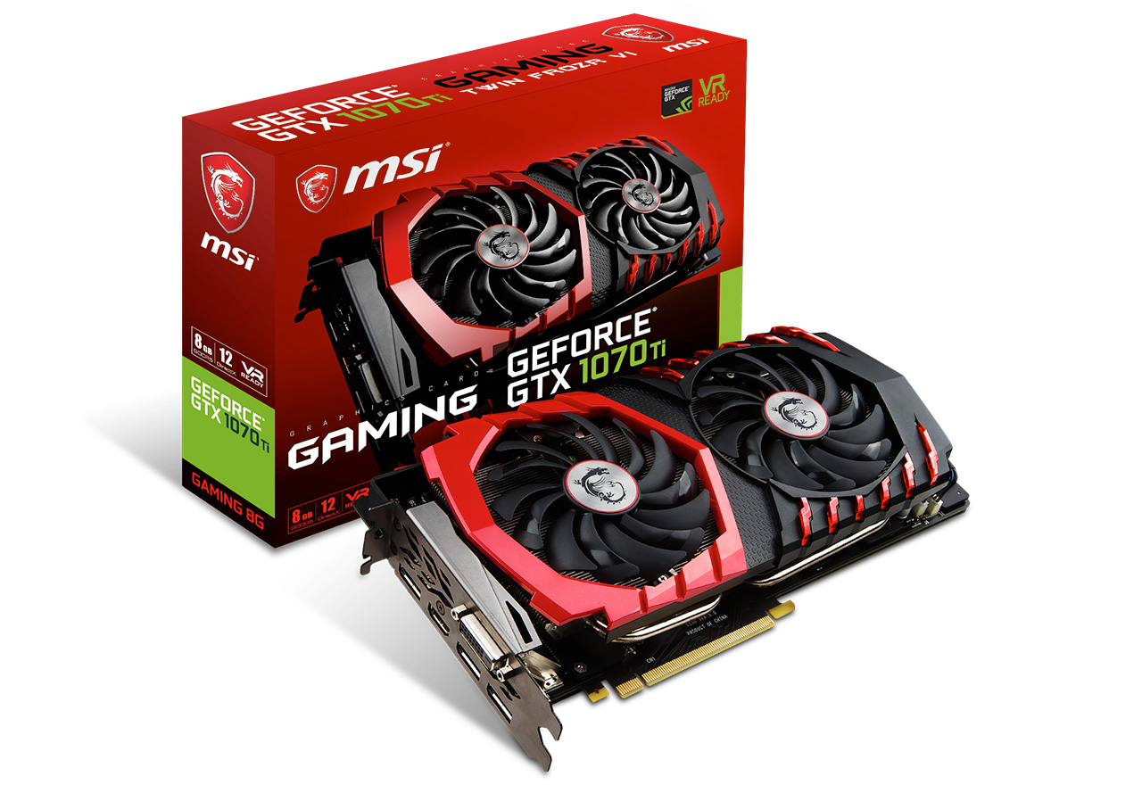 GeForce GTX 1070 Ti GAMING 8G | MSI グラフィックボード GeForce GTX