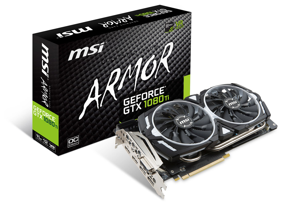 GeForce GTX 1080 Ti ARMOR 11G OC | MSI グラフィックボード GeForce