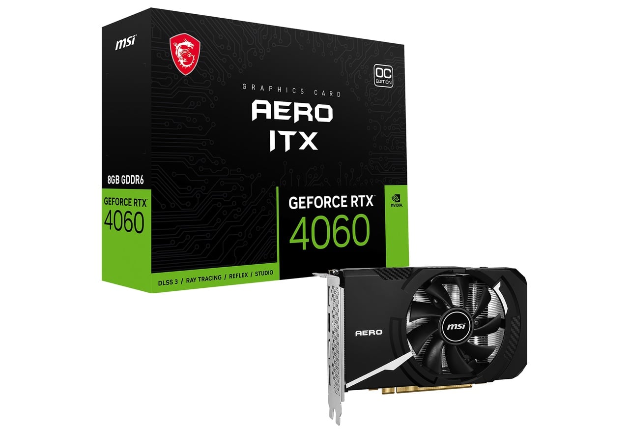 GeForce RTX 4060 AERO ITX 8G OC | MSI グラフィックボード GeForce
