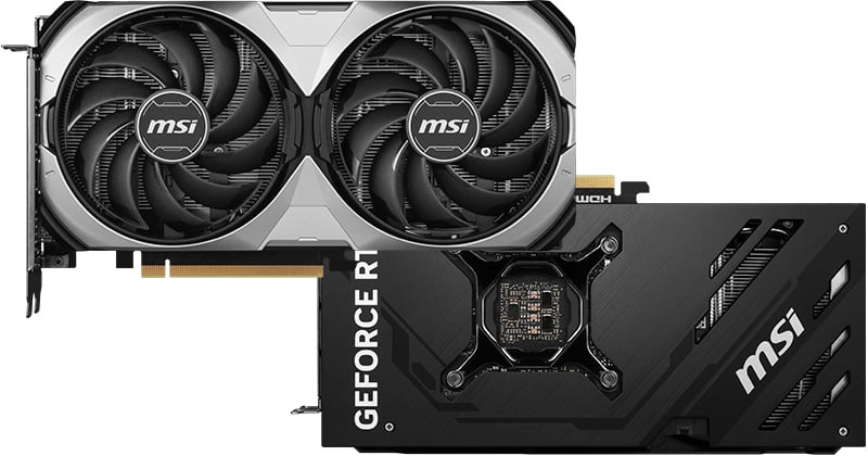 GeForce RTX 4070 VENTUS 2X E1 12G OC | MSI グラフィックボード