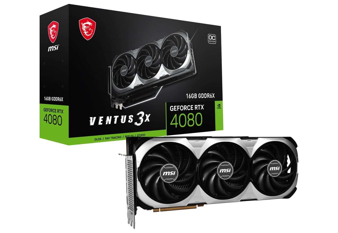 GeForce RTX 4080 16GB VENTUS 3X OC | MSI グラフィックボード