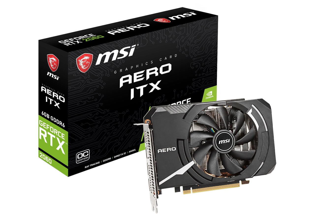 GeForce RTX 2060 AERO ITX 6G OC | MSI グラフィックボード GeForce