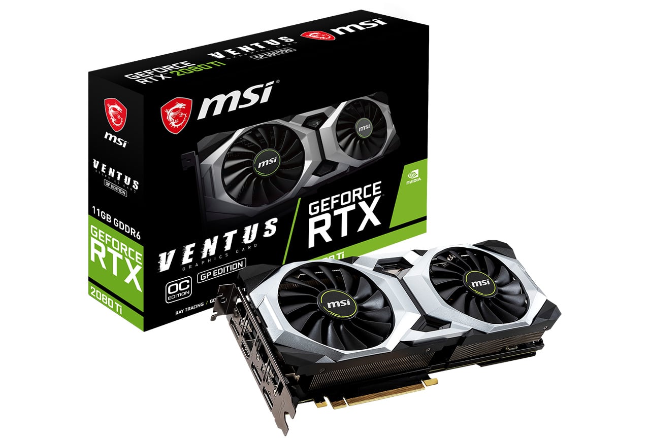 GeForce RTX 2080 Ti VENTUS GP OC | MSI グラフィックボード GeForce