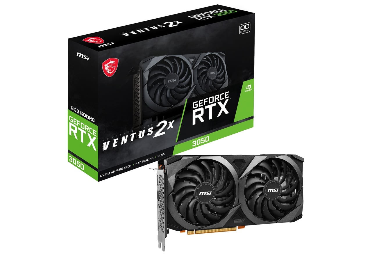 GeForce RTX 3050 VENTUS 2X 8G OCV1 | MSI グラフィックボード