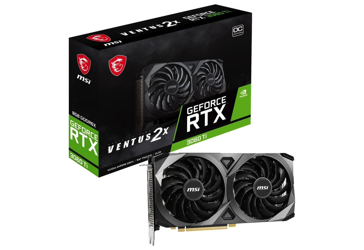 GeForce RTX 3060 Ti VENTUS 2X 8GD6X OC | MSI グラフィックボード