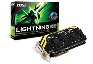N680GTX Lightning | MSI グラフィックボード GeForce GTX 680 | 株式
