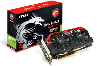 N760GTX Twin Frozr 4S 4G OC | MSI グラフィックボード GeForce GTX