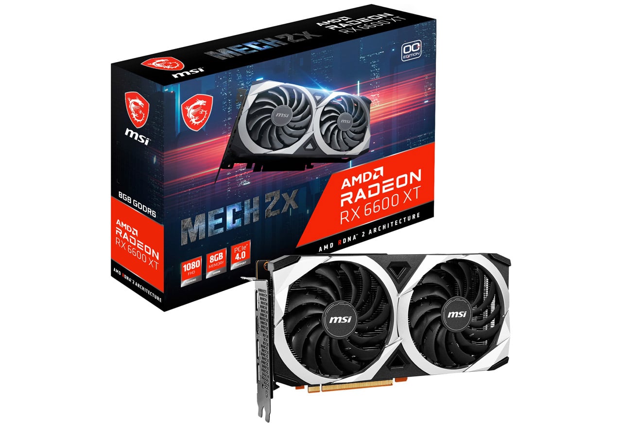 Radeon RX 6600 XT MECH 2X 8G OC | MSI グラフィックボード RADEON RX