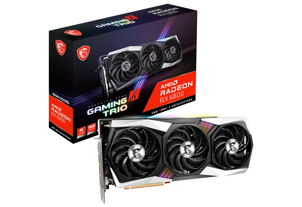 Radeon RX 6800 GAMING X TRIO 16G | MSI グラフィックボード RADEON