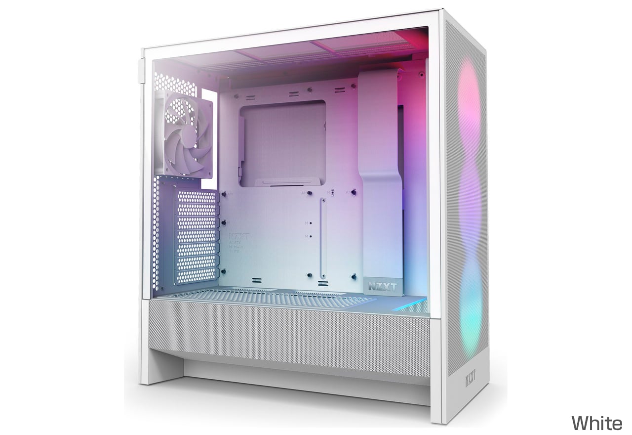 H5 Flow RGB v2シリーズ | NZXT ミドルタワー型PCケース | 株式会社アスク