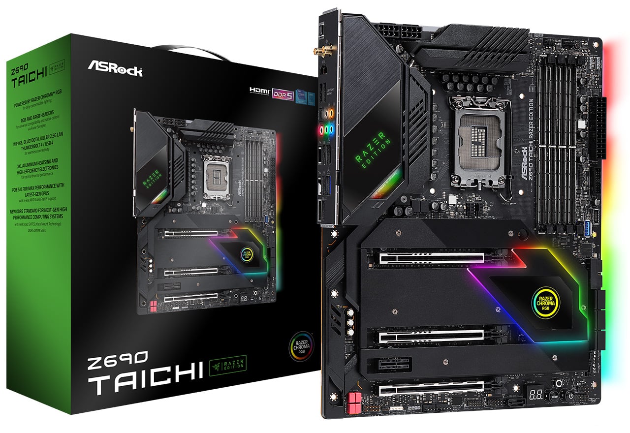 Z690 Taichi Razer Edition | ASRock マザーボード Intel Z690チップ