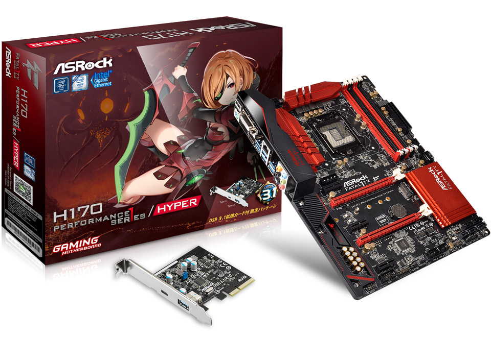 H170 Performance/Hyper (Tsukumo edition) | ASRock マザーボード