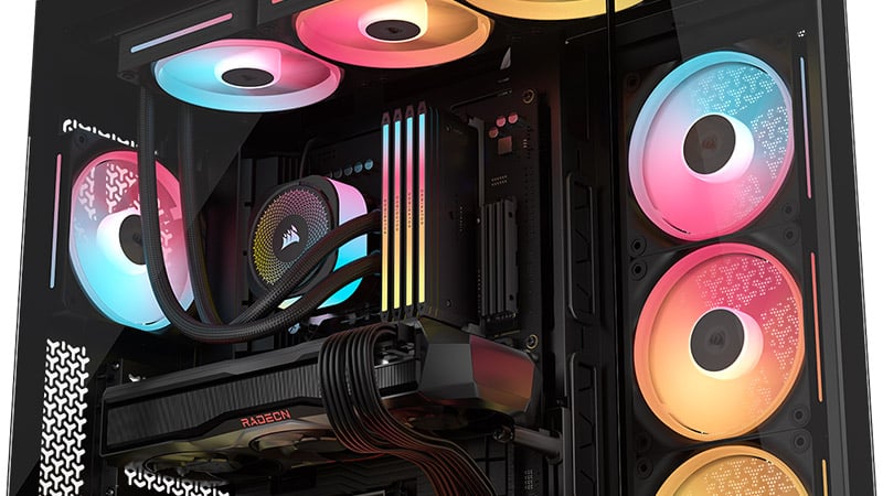 3500X LX-R RGB iCUE LINKシリーズ | CORSAIR ミドルタワー型PCケース