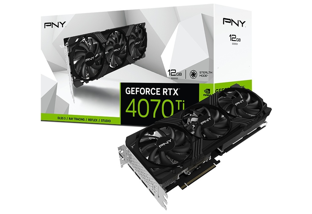 PNY GeForce RTX 4070 Ti 12GB VERTO LED 3FAN | PNY グラフィック