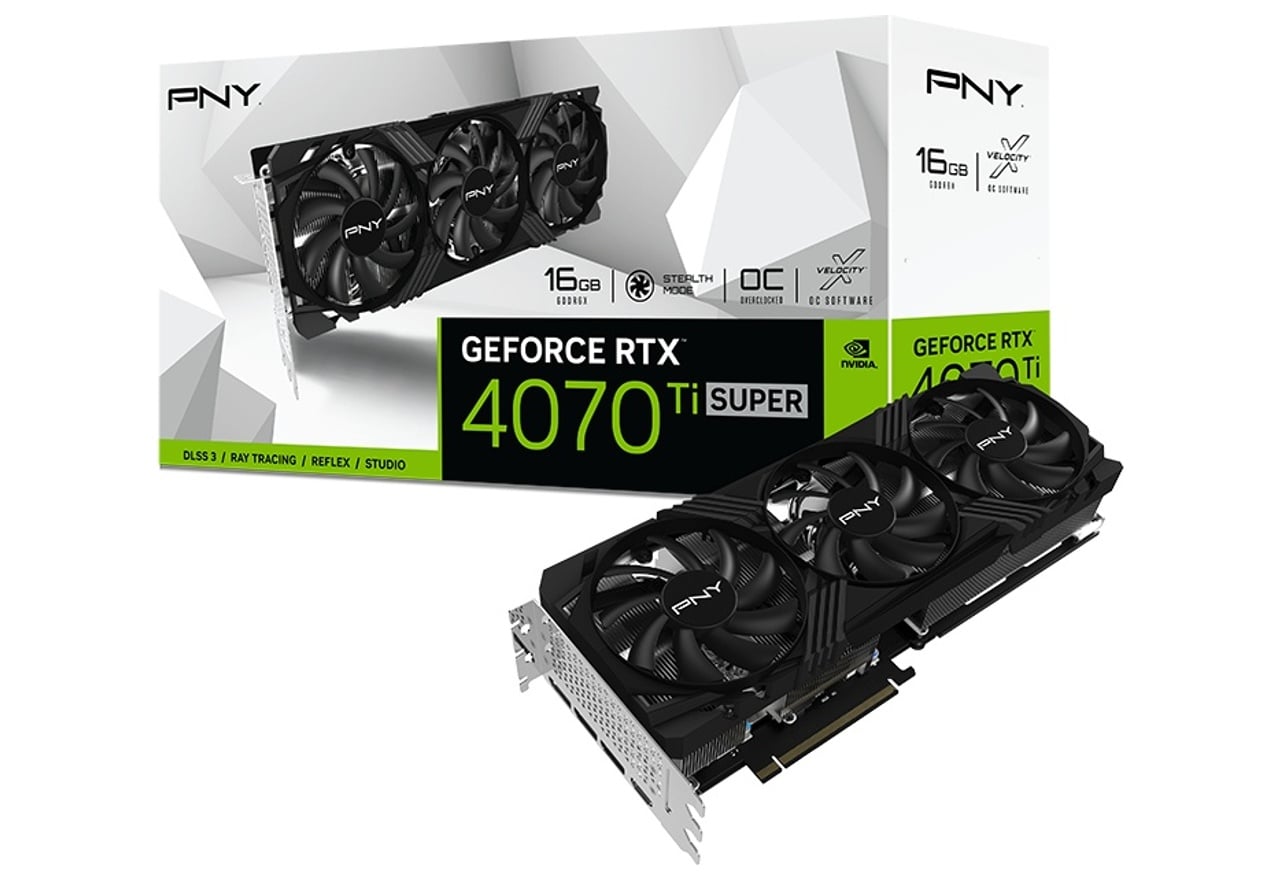 PNY GeForce RTX 4070 Ti SUPER 16GB VERTO OC 3FAN | PNY