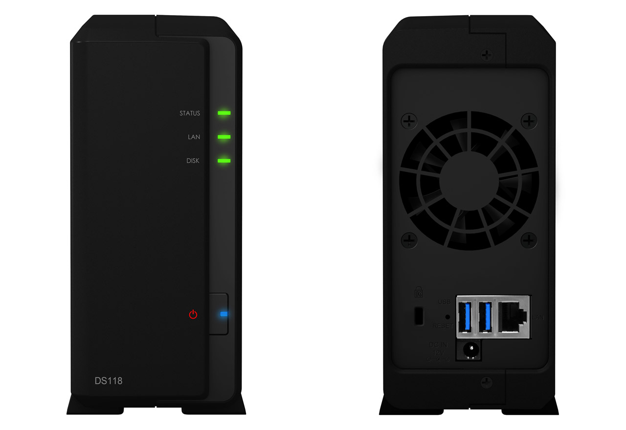 DiskStation DS118 | Synology 1ベイオールインワンNASキット | 株式