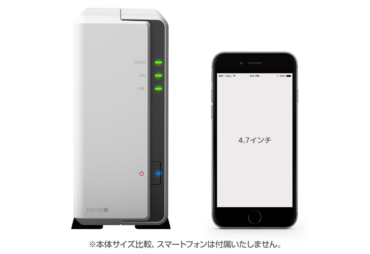 DiskStation DS120j | Synology 1ベイオールインワンNASキット | 株式