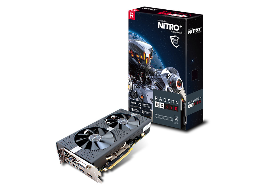 SAPPHIRE NITRO+ RADEON RX 570 8G GDDR5 | SAPPHIRE グラフィック