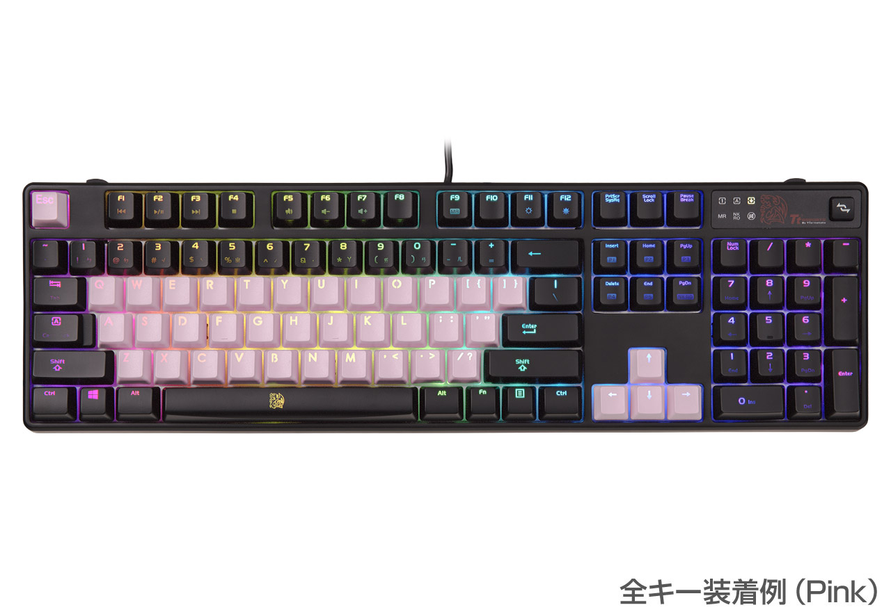 BATTLE DRAGON 38-KEY PBT DOUBLESHOT KEYCAP SETシリーズ | Tt