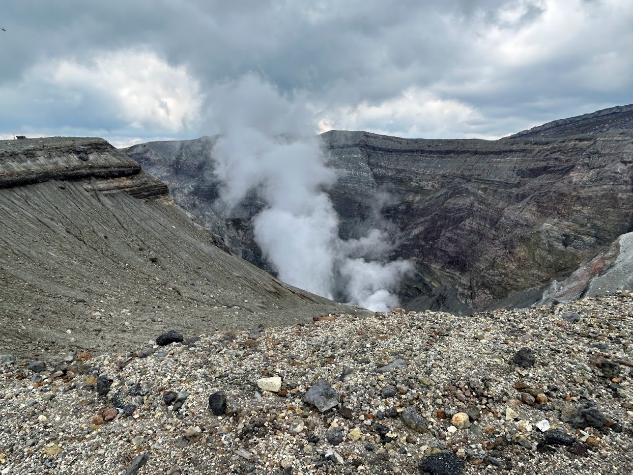 中岳火口見学に行ってみた‼ | 道の駅 阿蘇