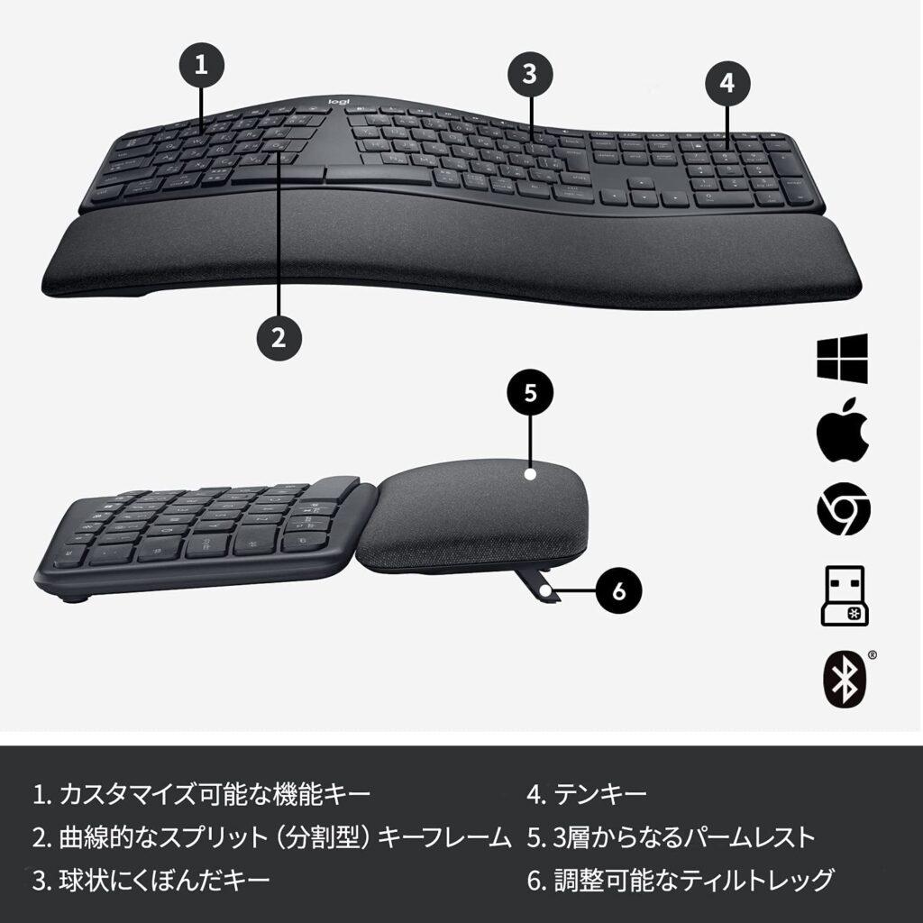 エルゴノミクスキーボードの真打登場！「ロジクールK860」レビュー