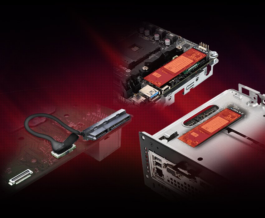 ま*き様 Desk Mini A300W セット ASRock、「Ryzen」を搭載可能な小型ベアボーンキット「DeskMini A300/B