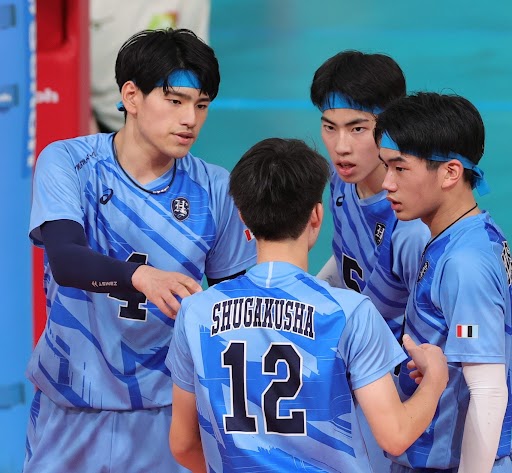 修学舎バレーボールTシャツ 浜松修学舎高等学校 男子バレーボール部 T