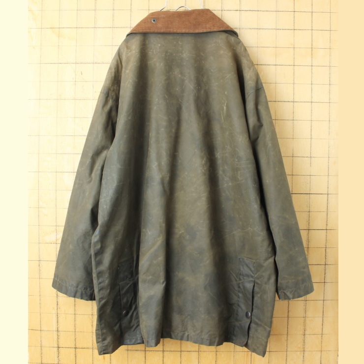 90s イギリス製 crane SPORTS ワックスコットン オイルドジャケット