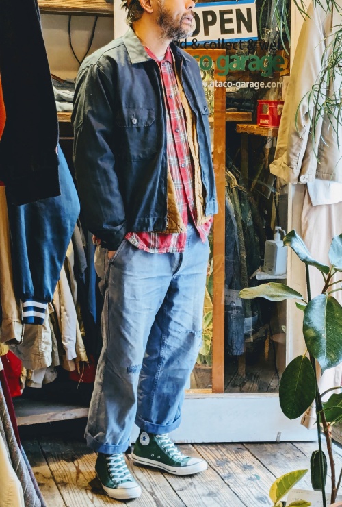 70s 80s USA製 WORK WEAR CORPORATION キルティングライナー ワーク